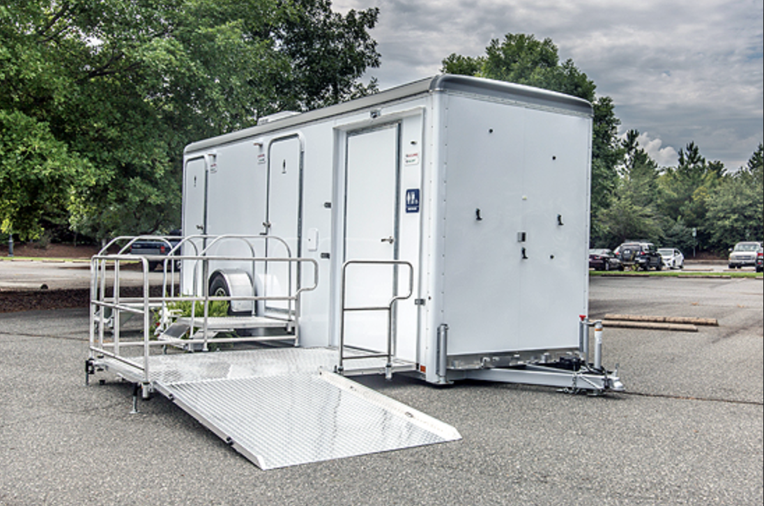 ADA Wheelchair Accessible Restroom Trailer Exterior