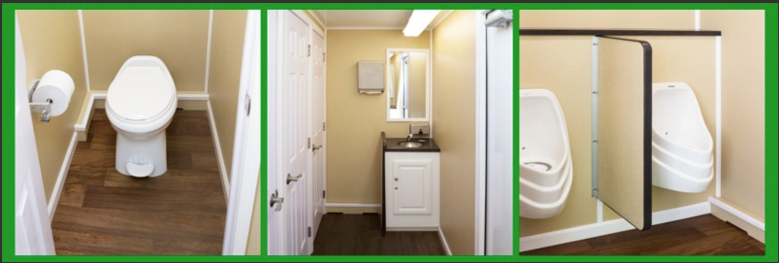 Interior Stations in Restroom Trailer